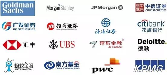 加拿大皇家銀行(rbc),瑞士聯合銀行,富國銀行,普華永道,中國銀行,中國