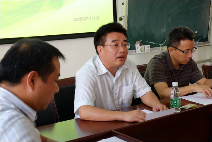 谢应东处长为欢送会致辞