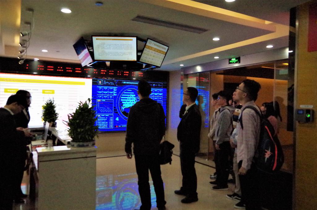 前台展示了风险监测预警平台